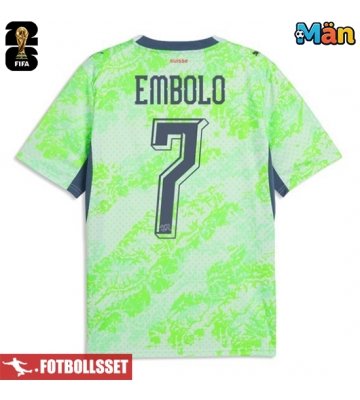 Schweiz Breel Embolo #7 Bortatröja VM 2026 Kortärmad